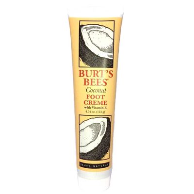 Burts Bees Coconut Foot Creme with Vitamin E, 4.34-Ounce Tubes (Pack of 2)