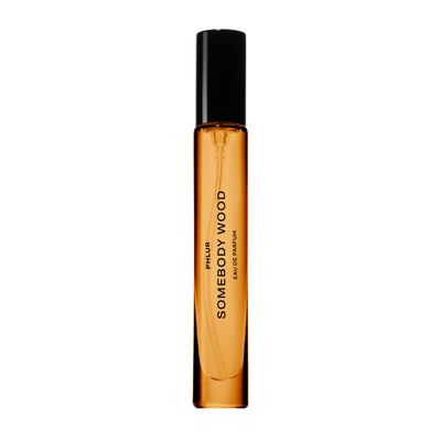 PHLUR Somebody Wood Eau de Parfum - Travel Size Perfume for Women &amp; Men Fragrance - Spicy Woody Perfume with Bergamot, Lemon, Cedarwood, Sandalwood, Musk &amp; Vanilla (9.5mL)