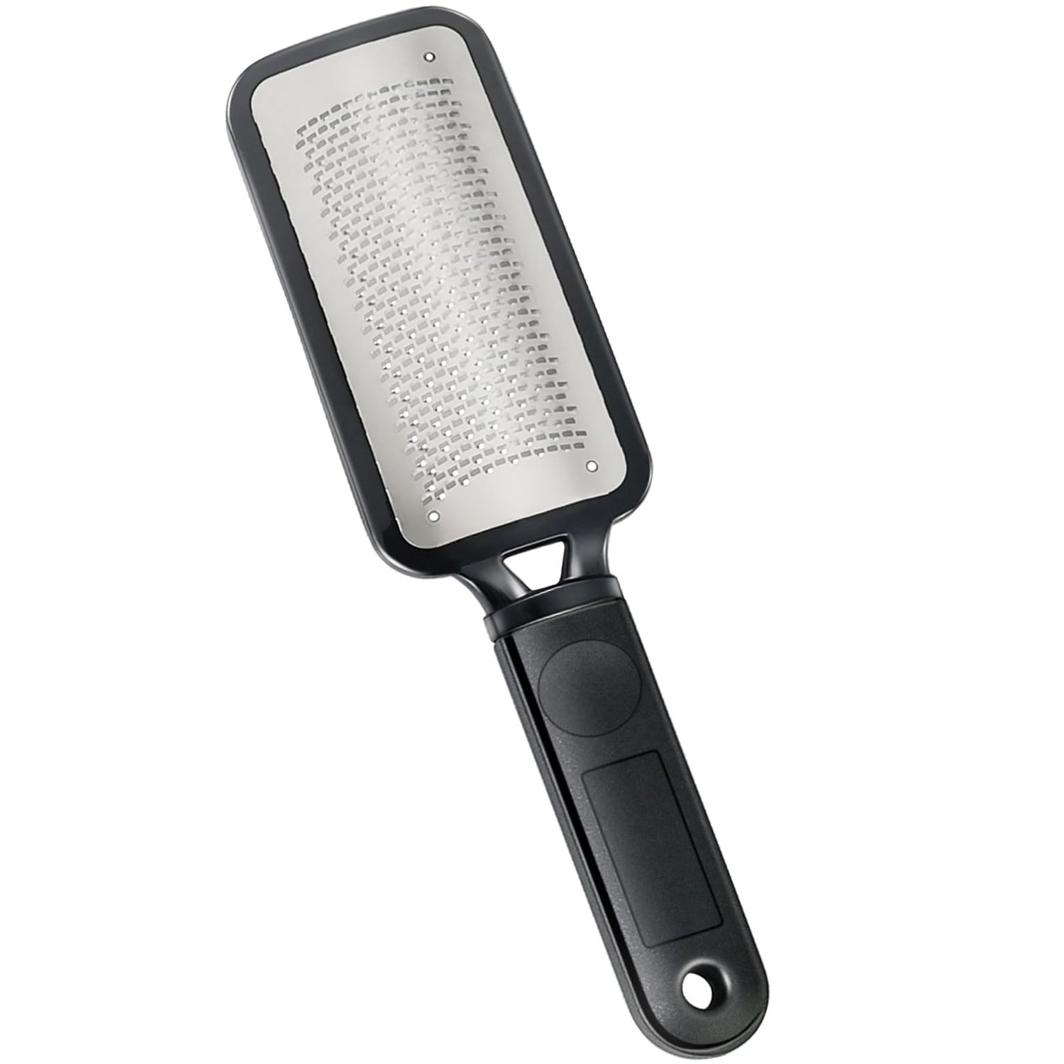 Topmeet Foot Callus Remover - Professional Stainless Steel Foot File for Dead Skin, Callus &amp; Hard Skin Removal - Ergonomic Design for Smooth, Baby-Soft Feet (Black)