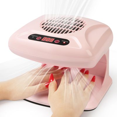 SAVILAND Professional Nail Dryer: 300W Quick Drying Nail Dryer for Regular Polish Acrylic Dip Powder Nail Dehydrator Primer Nail Polish Dryer Fan with Hot &amp; Cold Air Must Have Nail Tech Supplies