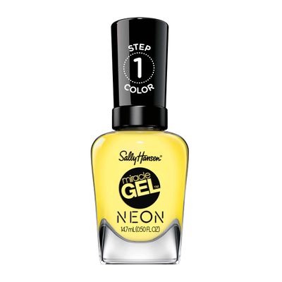 Sally Hansen Miracle Gel Neons Collection Lemon Drop Pop, 0.5 fl oz