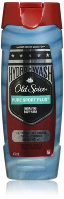 Old Spice Hydro Wash Body Wash Hardest Working Collection Pure Sport Plus 16 Oz, 0.9 Pound