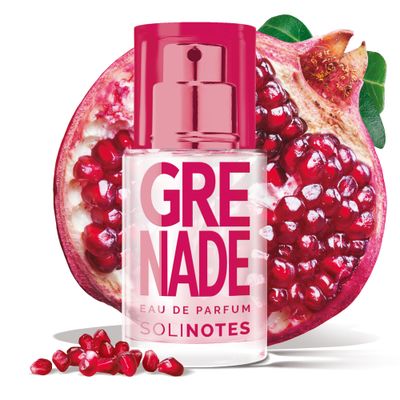 SOLINOTES Pomegranate Perfume for Women - Eau De Parfum | Delicate Floral and Soothing Scent - Made in France - Vegan - 0.5 fl.oz