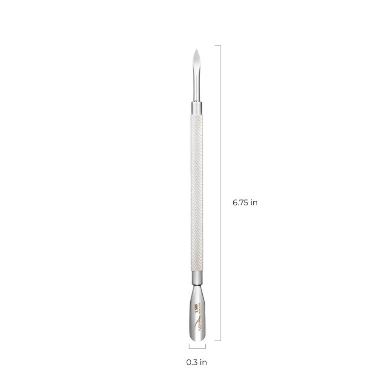 NGHIA Pusher - S-506 (Stainless Steel) | Double-Ended Nail Cleaner and Spoon Pusher | Premium Quality for Nail Care | Ergonomic Design | Suitable for Professional &amp; Home Use
