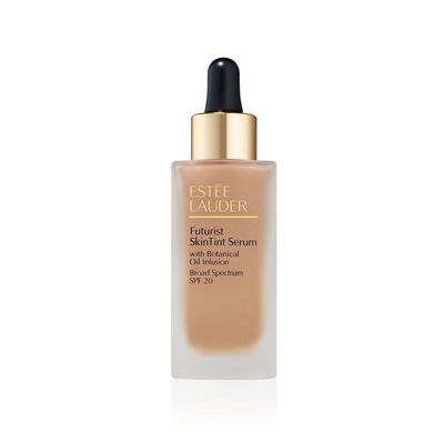 Este Lauder Futurist SkinTint Serum Foundation SPF 20 with Glycerin | Light Coverage, 1.0 Fl Oz, 2C3 Fresco
