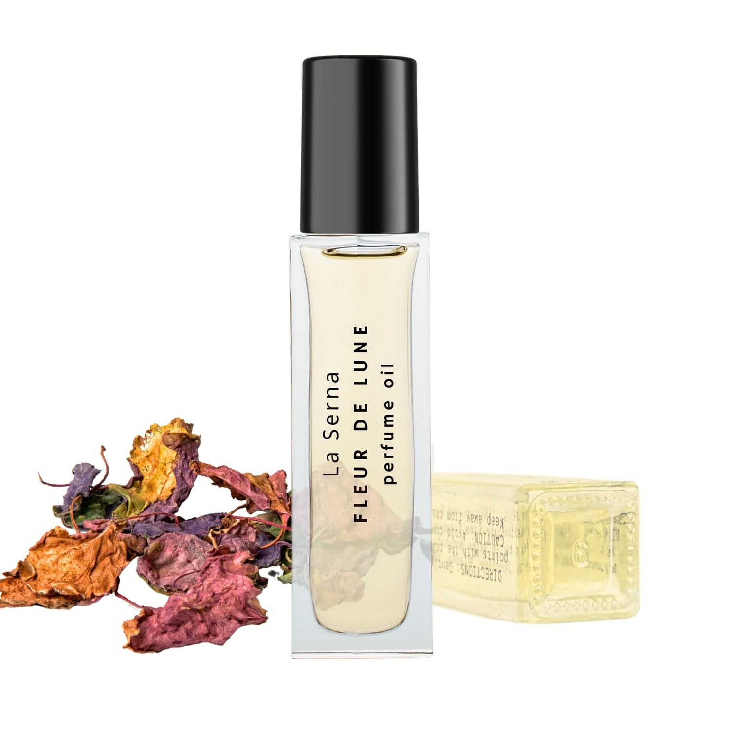 Amber Patchouli Perfume for Women and Men, Long-Lasting Arabian Unisex Perfumes, Dark Patchouli Essential Oil Roller, Travel Size Roll On Perfume 10 ml, Earthy Uplifting | Fleur De Lune - Made in USA,