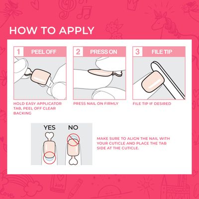 KISS imPRESS No Glue Mani Press-On Nails, Design, Playground, Medium Red, Kids Size, Squoval Shape, Includes 20 Nails, Prep Pad, Instructions Sheet, 1 Manicure Stick, 1 Mini File