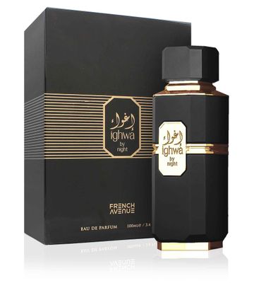 Fragrance World French Avenue Ighwa By Night EDP Unisex 3.4 Fl Oz