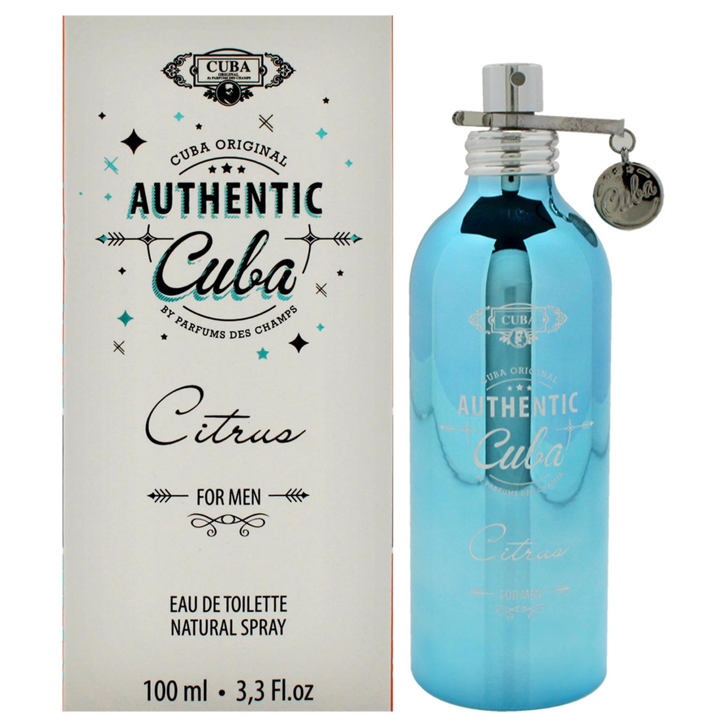 Cuba Authentic Citrus for Men - 3.3 oz EDT Spray