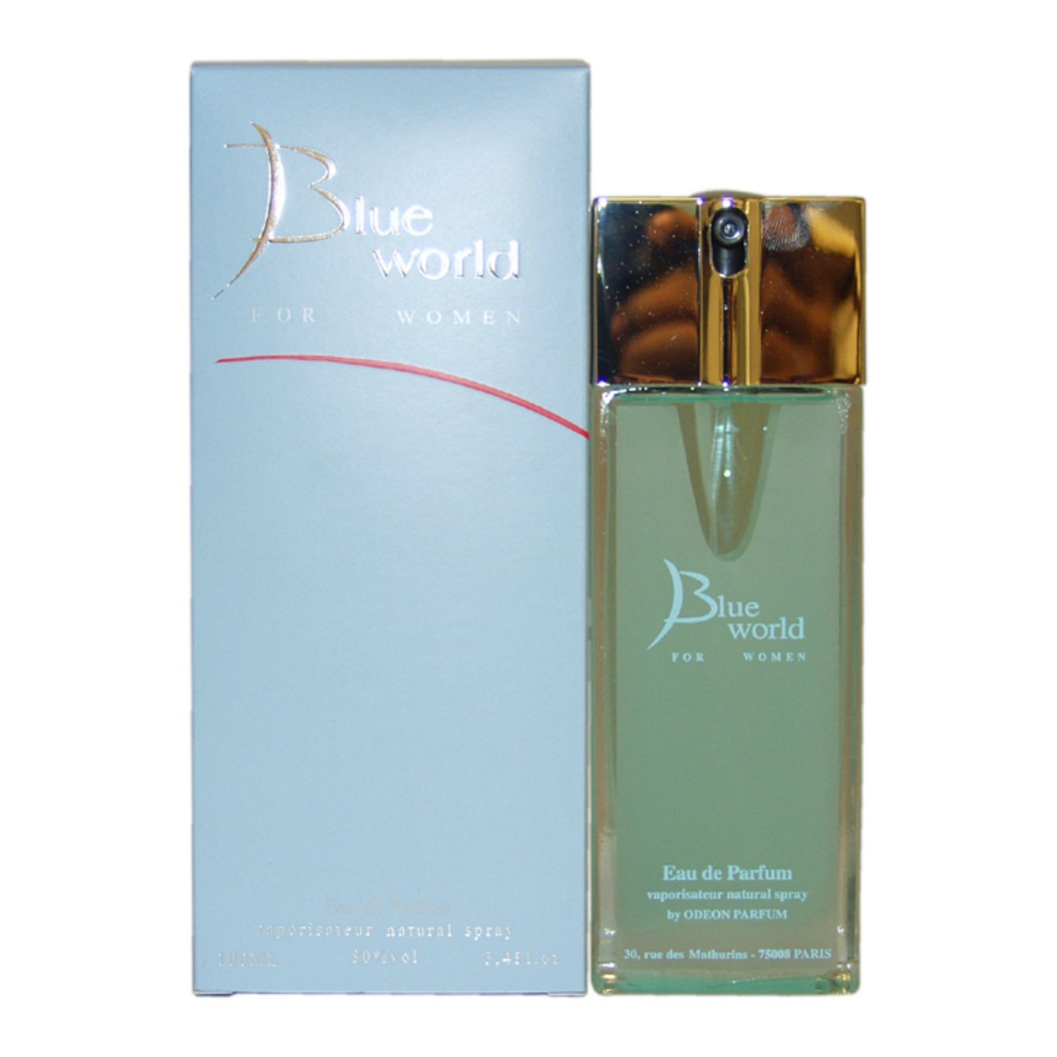 Odeon Parfums Blue World by Deon Parfums for Women - 3.4 Ounce EDP Spray