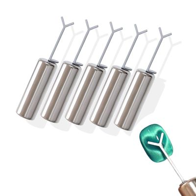 Heart Cat Eye Magnet for Nails, Cat Eye Magnetic Nail Art Tool Set Magnet Sticks with Y-Shaped Guide for Nails, DIY Manicure Kit (5pcs)