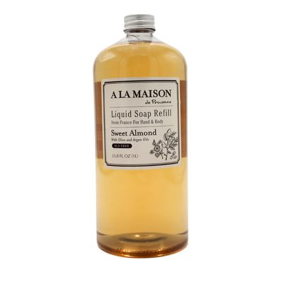 A LA MAISON Sweet Almond Liquid Soap Refill 33.8Fl Oz, 1 Pack