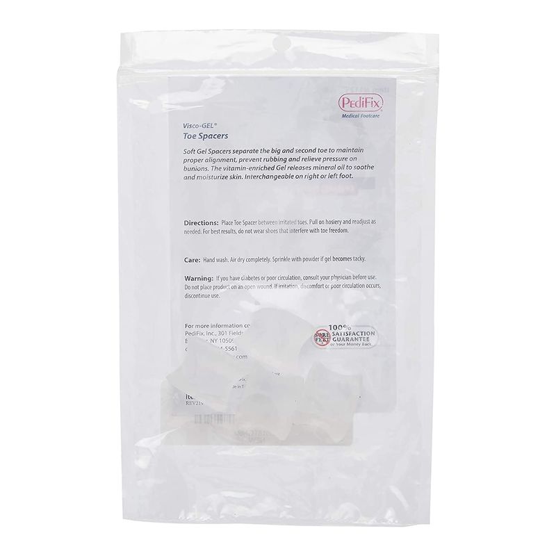 Pedifix Gel Smart Visco-Gel Toe Spreaders - 1126 - Medium 2 count (Pack of 1)