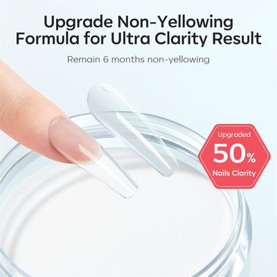 modelones Acrylic Powder, Upgraded 4.23oz Clear Acrylic Nail Powder, Crystal Clear Nail Acrylic Powder for Acrylic Nail Art 3D Nail Carving French Nail Extension, Non-Yellowing, Gifts for Women
