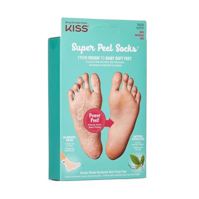 KISS Super Peel Socks-Naturally Exfoliates (1 PACK)