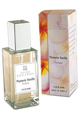 Tikimaster Island Bath &amp; Body Plumeria Vanilla Perfume 1.6oz.