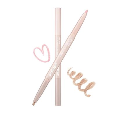 COLORGRAM Under Eye Highlighter Stick 02 Cool Tone | Silky-Smooth Long-Lasting Highlighter &amp; Contouring Stick for Smudge-Proof, Shining Daily Makeup | K-Beauty Face Highlighters &amp; Luminizers
