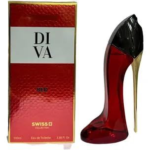 DIVA by Swiss Red Eau de Parfum for Women, 3.38fl oz