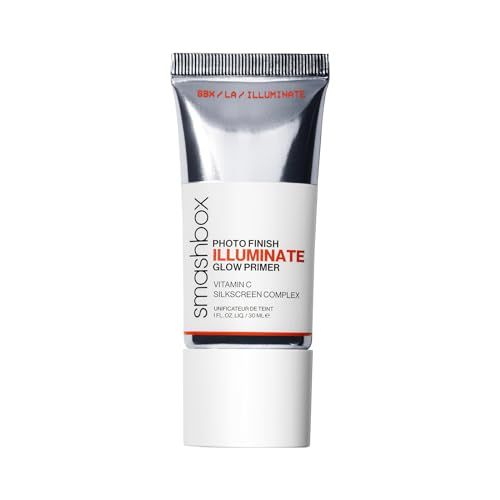 Smashbox Photo Finish Illuminate Glow Makeup Primer | Luminous, Long Lasting, Hydrating, Vegan Cruelty Free, 1 Fl Oz