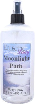 Eclectic Lady Moonlight Path Body Spray, 16 ounces, Body Mist for Women with Clean, Light &amp; Gentle Fragrance, Cologne with Soft, Subtle Aroma For Daily Use