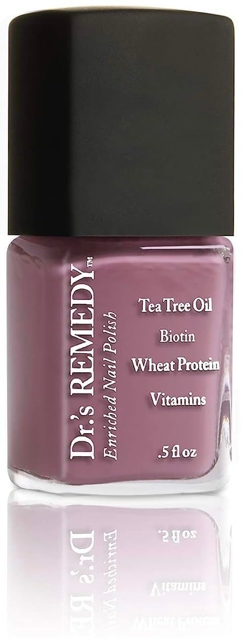 Drs Remedy Enriched Nail Polish: Non Toxic, All Natural, and Organic - Doctor Formulated: Strengthens, Restores, Heals, and Protects 24-Free - MINDFUL Mulberry