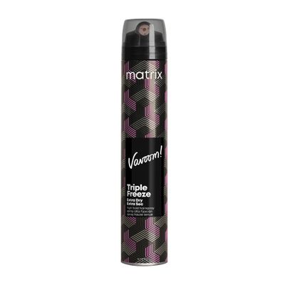 Matrix Vavoom Fast-Drying Triple Freeze Extra Dry Hairspray - Adds Volume and Lift, 24 Hour Hold, Humidity Resistant