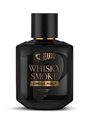 BEARDO SINGLE MALT Whisky Smoke Perfume for Men, 50ml | Intense Eau De Parfum | Spicy, Woody - Oudh - Luxury Perfume | Valentines Day Gift for Him