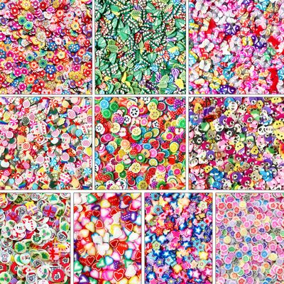 EHOPE 10000 PCS Nail Art Slices Fruits Slices Polyme Slices DIY Fruit Nail Art Supplies Making Kit Decoration Arts Crafts for Nail Art and Cellphone Decorations