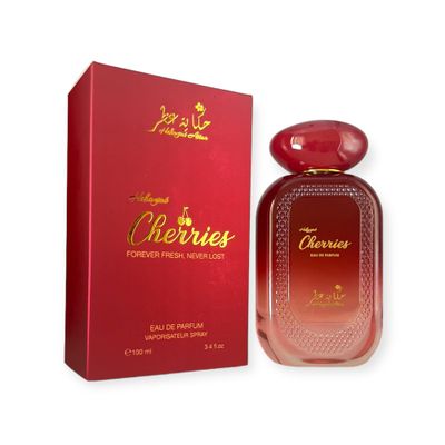 HEKAYAT ATTAR Cherries Perfume Eau De Parfum 100 ML (3.4 Oz) Blended in Dubai UAE - Cherry Scented Arabian Fragrance