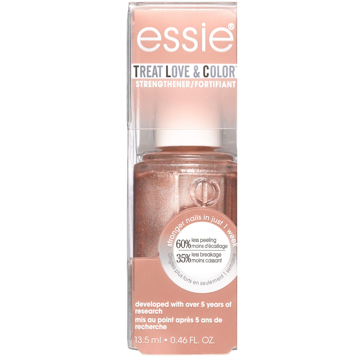 essie Treat Love &amp; Color Nail Polish For Normal To Dry/Brittle Nails, Keen On Sheen, 0.46 fl. oz.