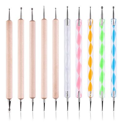10PCS Dotting Tools Set For Nail Art, Embossing Stylus For Painting