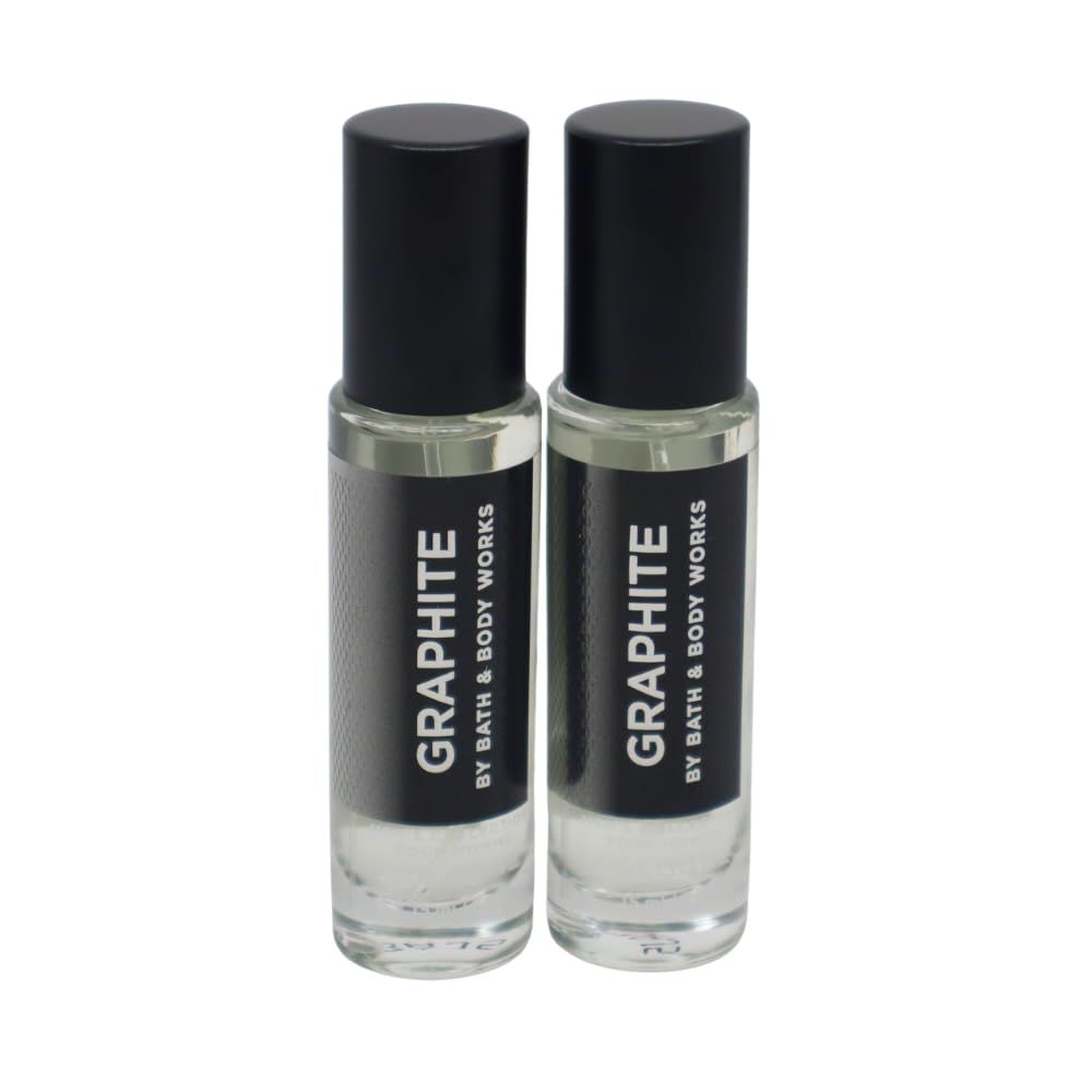 Bath &amp; Body Works GRAPHITE Mens Collection Pour Homme Cologne 0.5 fl oz - Pack of 2