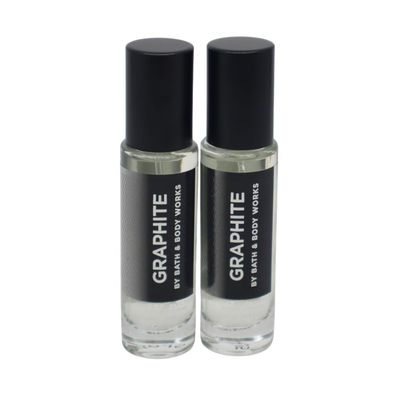 Bath &amp; Body Works GRAPHITE Mens Collection Pour Homme Cologne 0.5 fl oz - Pack of 2