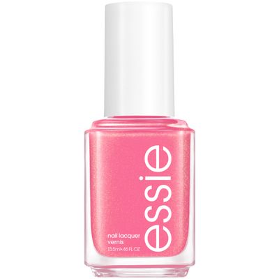 essie Nail Polish, Salon-Quality Mid-tone Pink Shimmer Nail Polish, Vegan, One Way For One, 0.46 fl oz