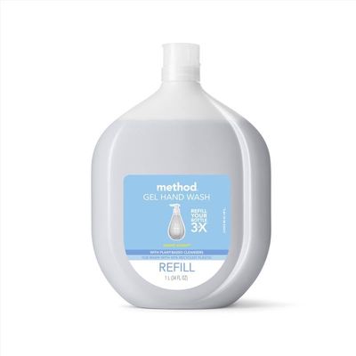 Method Gel Hand Soap, Refill, Sweet Water, 34 oz