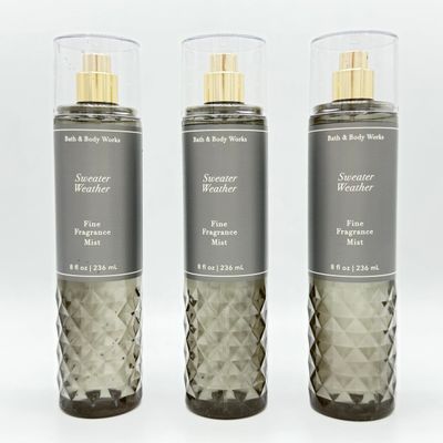 Sweater Weather 3-Piece Bath Bundle | Set of Three Body Sprays/Fine Fragrance Mists, 8oz Each