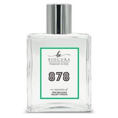 BIOCURA BC Perfume 878 Inspired by Spicebloom Night Vision For Men Fragrance Dupes Eau de Parfum Bottle 3.4 Fl Oz/100ml
