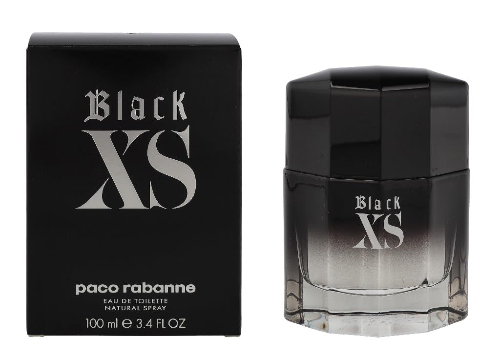 Black XS Excess by Paco Rabanne for Men 3.4 oz Eau de Toilette Spray