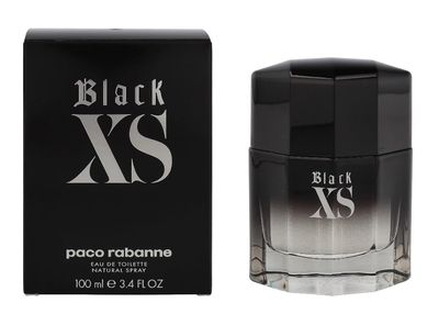 Black XS Excess by Paco Rabanne for Men 3.4 oz Eau de Toilette Spray