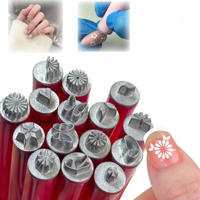 15 PCS Nail Art Flower Stamp Pen, 2025 New Nail Stamper kit, Featuring Flower and Butterfly Designs, Nail Art Stamp Pen Set, Nail Design Tools, Perfect for Beginner DIY Nail Art (15PCS)