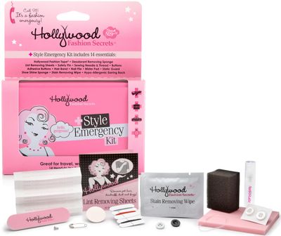 Hollywood Fashion Secrets Style Emergency Kit, Your Compact, On-The-Go Wardrobe Savior, 14 Piece Set