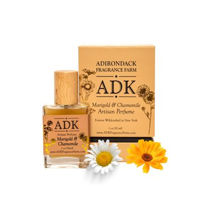 ADK Marigold &amp; Chamomile Botanical Perfume Spray 1 oz (30 mL), Natural Hypoallergenic &amp; Clean Perfume for Women &amp; Men with Notes of Marigold, Chamomile, Gardenia, Musk, Sandalwood