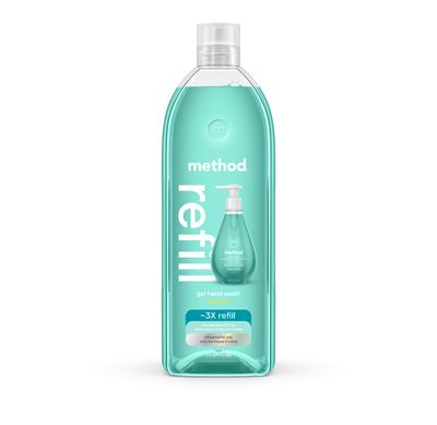 Method Gel Hand Soap, Refill, Waterfall, 34 oz (Packaging May Vary)