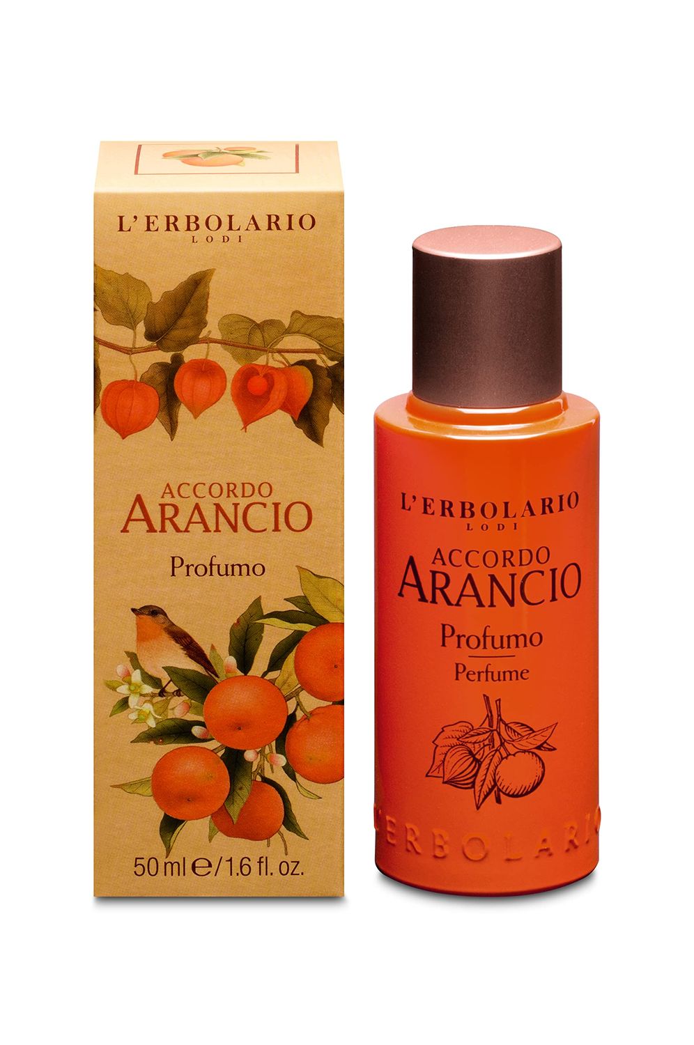 LErbolario Accordo Arancio - A Warmth And Vital Energy For Positive Well-Being - Awakens And Soothes Your Senses - An Original And Refined Unisex Scent - Citrus And Creamy - 1.6 Oz EDP Spray