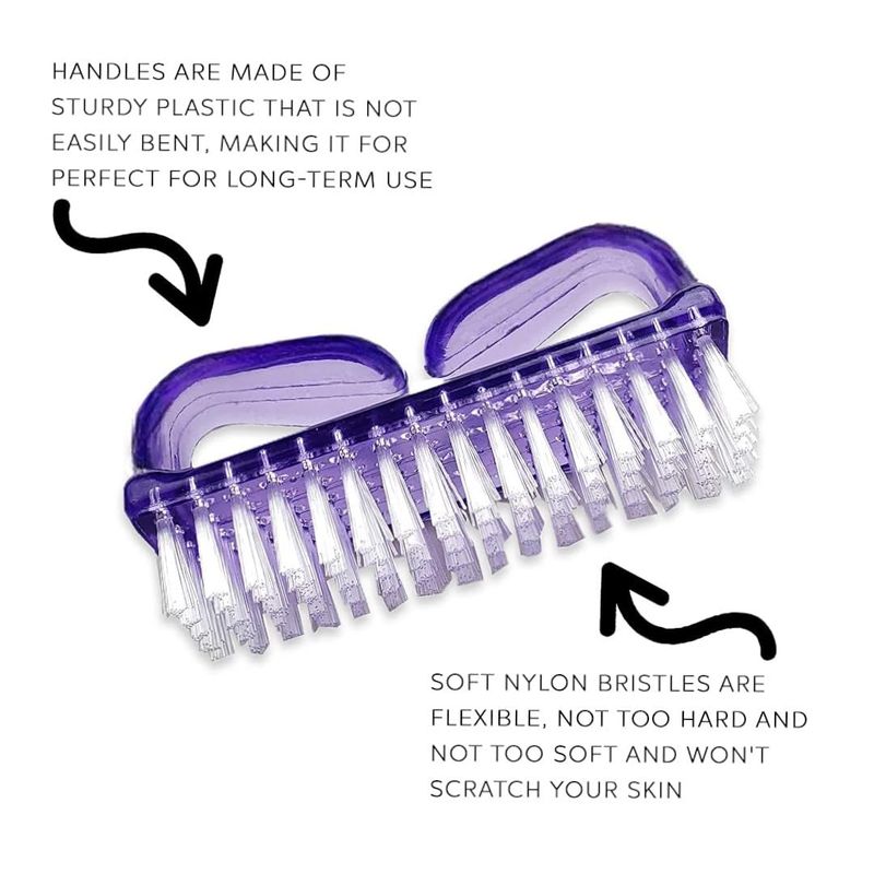 DreamCut Handle Nail Brush - Fingernail Brush Cleaner, Hand Scrub Cleaning Brush