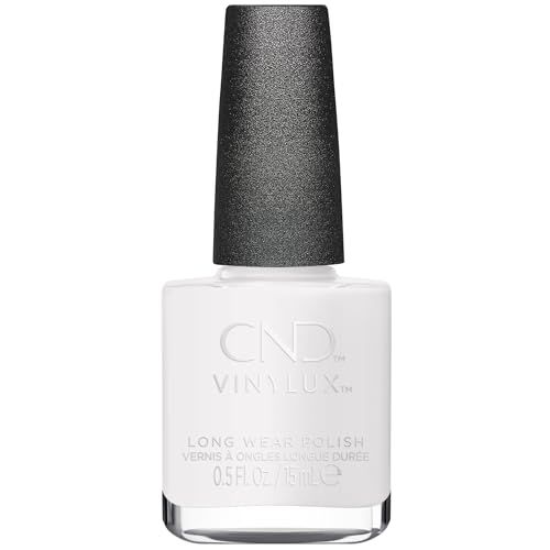 CND Vinylux Longwear White Nail Polish, Gel-like Shine &amp; Chip Resistant Color, Cream Puff, 0.5 fl. oz