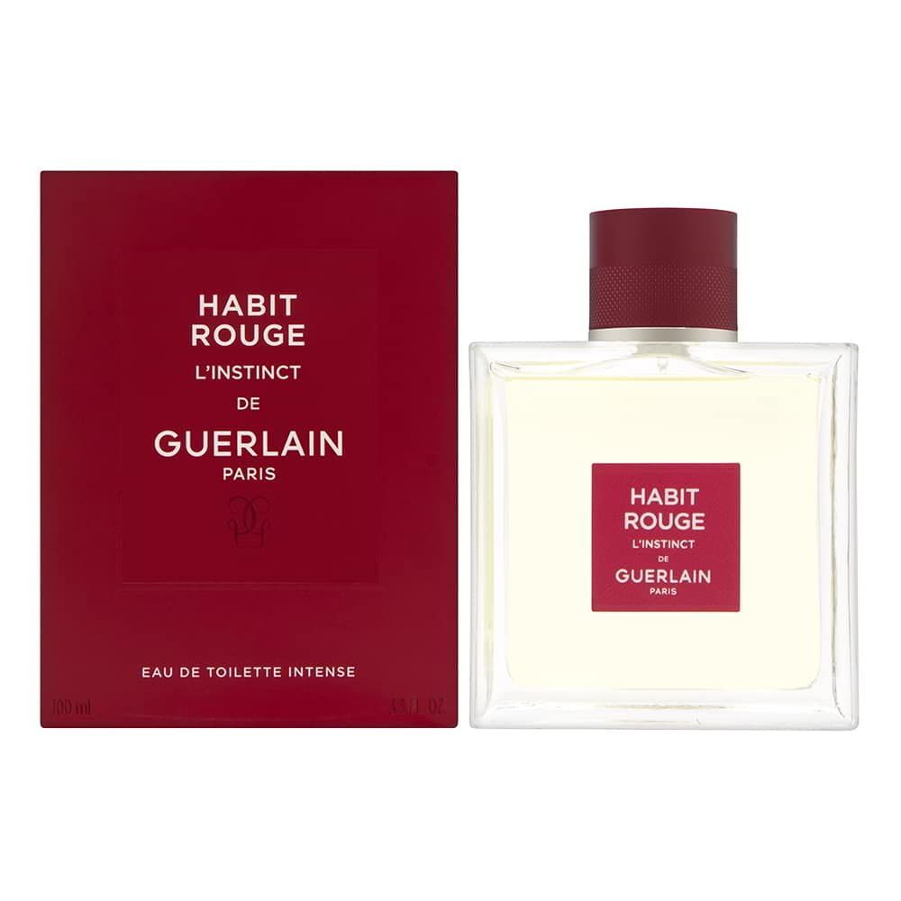 Guerlain Habit Rouge Linstinct EDT 3.3 Oz 100 ml