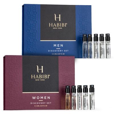 H HABIBI Mens Perfume &amp; Women Perfume Sample Sets - Cologne for Men, Mens Cologne Sampler,10 Mini Sprays (2 mL Each), Made in USA