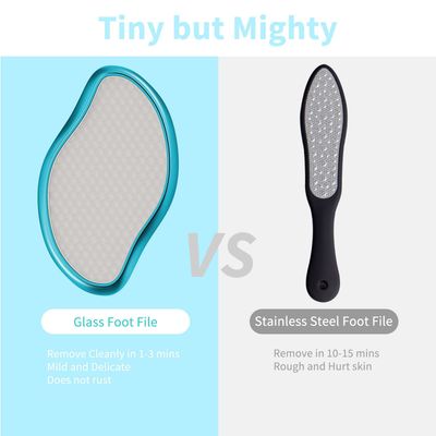 VANWIN Foot File, Nano Crystal Glass Callus Remover Callus Shaver Hard Skin Remover for Wet and Dry, Professional Foot Rasp Pedicure Tools Foot Care for Dead Hard Cracked Thick Dry Skin