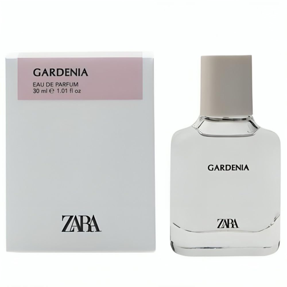 Zara Gardenia Eau de Parfum for Women 30ml (1.0 fl oz) Captivating White Flowers, Orange Blossom, Coffee, Peach &amp; Raspberry Alluring Silky Long-Lasting Scent